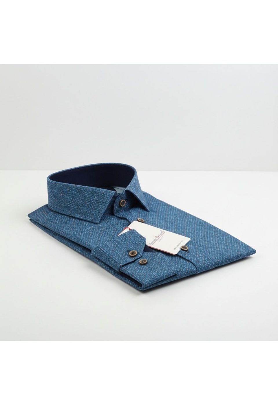 6036 CR DIGITAL CONTE 013 Slim Fit Uzun Kol Desenli Dijital Baskılı Erkek Gömlek 3GMK316036013 - Giovanni Fratelli