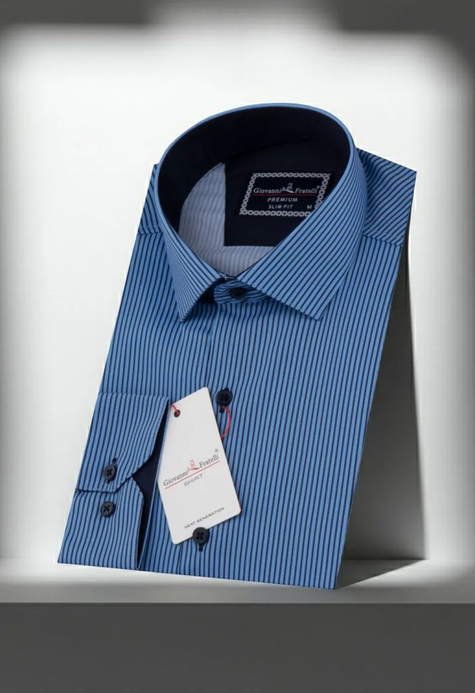 Slim Fit Uzun Kol Desenli Dijital Baskılı Erkek Gömlek 3GMK316037001