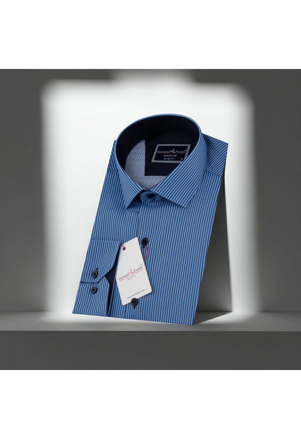 Slim Fit Uzun Kol Desenli Dijital Baskılı Erkek Gömlek 3GMK316037001 - Giovanni Fratelli