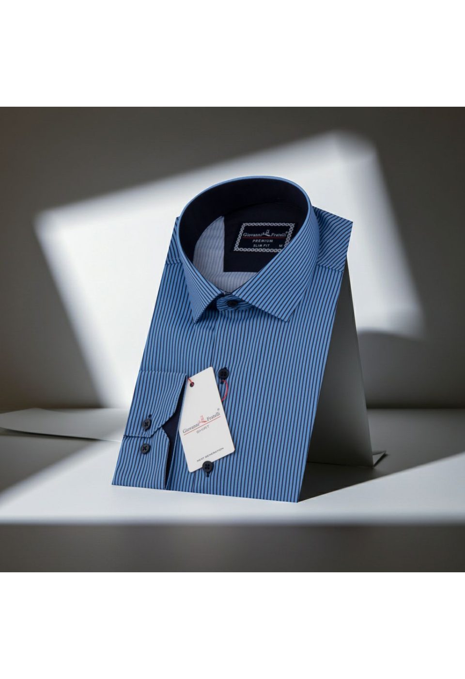 Slim Fit Uzun Kol Desenli Dijital Baskılı Erkek Gömlek 3GMK316037001 - Giovanni Fratelli