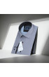 Slim Fit Uzun Kol Desenli Dijital Baskılı Erkek Gömlek 3GMK316037002