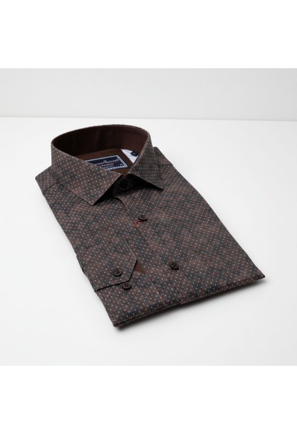 Slim Fit Uzun Kol Desenli Dijital Baskılı Erkek Gömlek 3GMK316039001 - Giovanni Fratelli