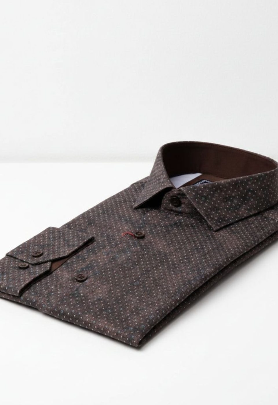 Slim Fit Uzun Kol Desenli Dijital Baskılı Erkek Gömlek 3GMK316039001