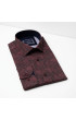 Slim Fit Uzun Kol Desenli Dijital Baskılı Erkek Gömlek 3GMK316039002