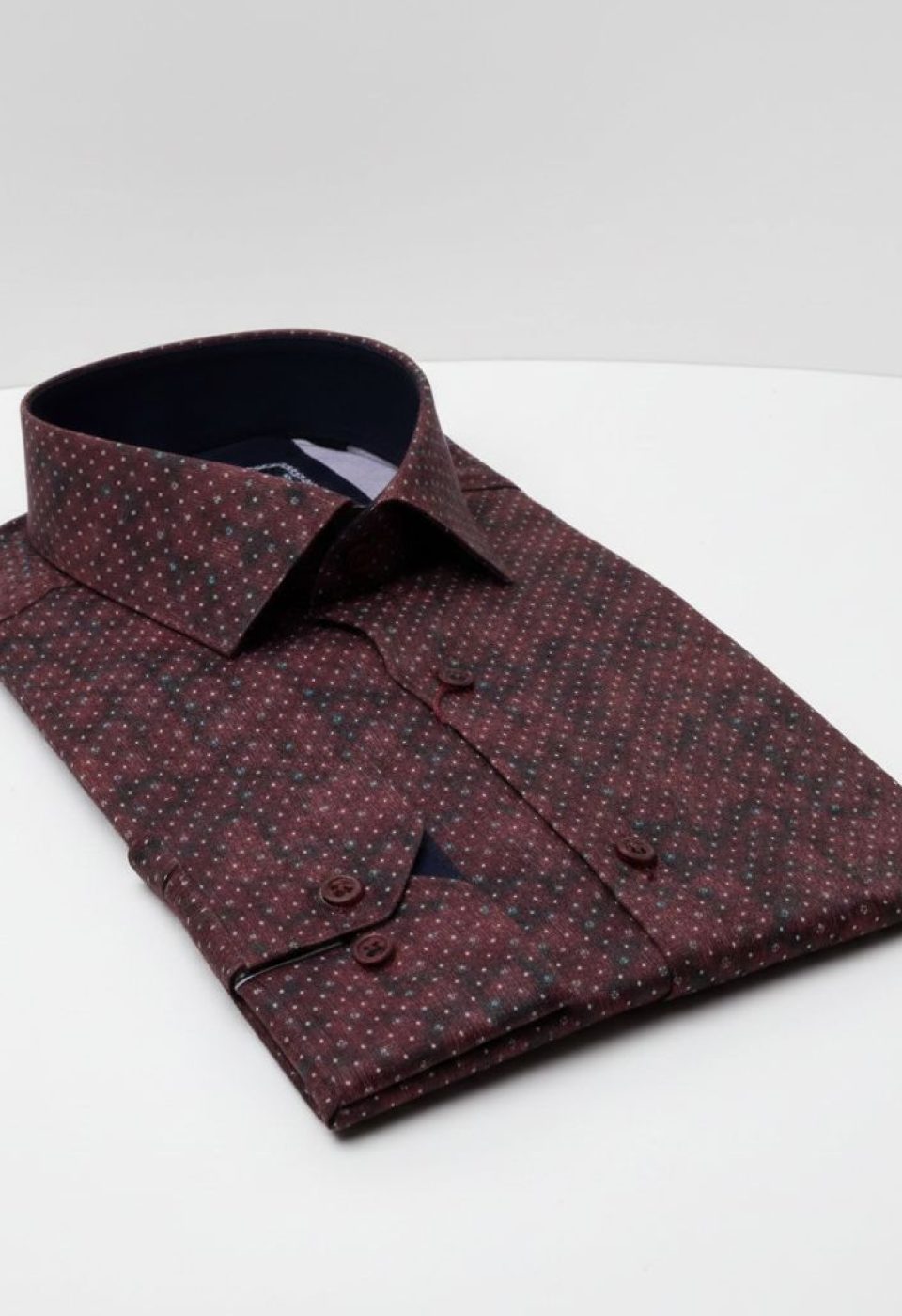 6039 CR DIGITAL CONTE 002 Slim Fit Uzun Kol Desenli Dijital Baskılı Erkek Gömlek 3GMK316039002 - Giovanni Fratelli