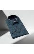 Slim Fit Uzun Kol Desenli Dijital Baskılı Erkek Gömlek 3GMK316039004
