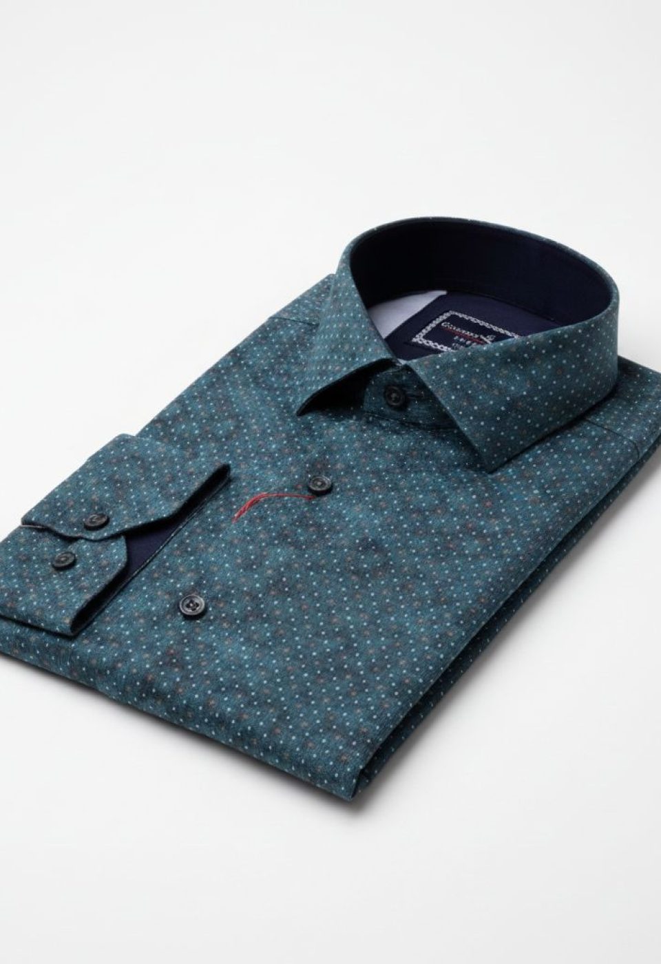 Slim Fit Uzun Kol Desenli Dijital Baskılı Erkek Gömlek 3GMK316039004 - Giovanni Fratelli