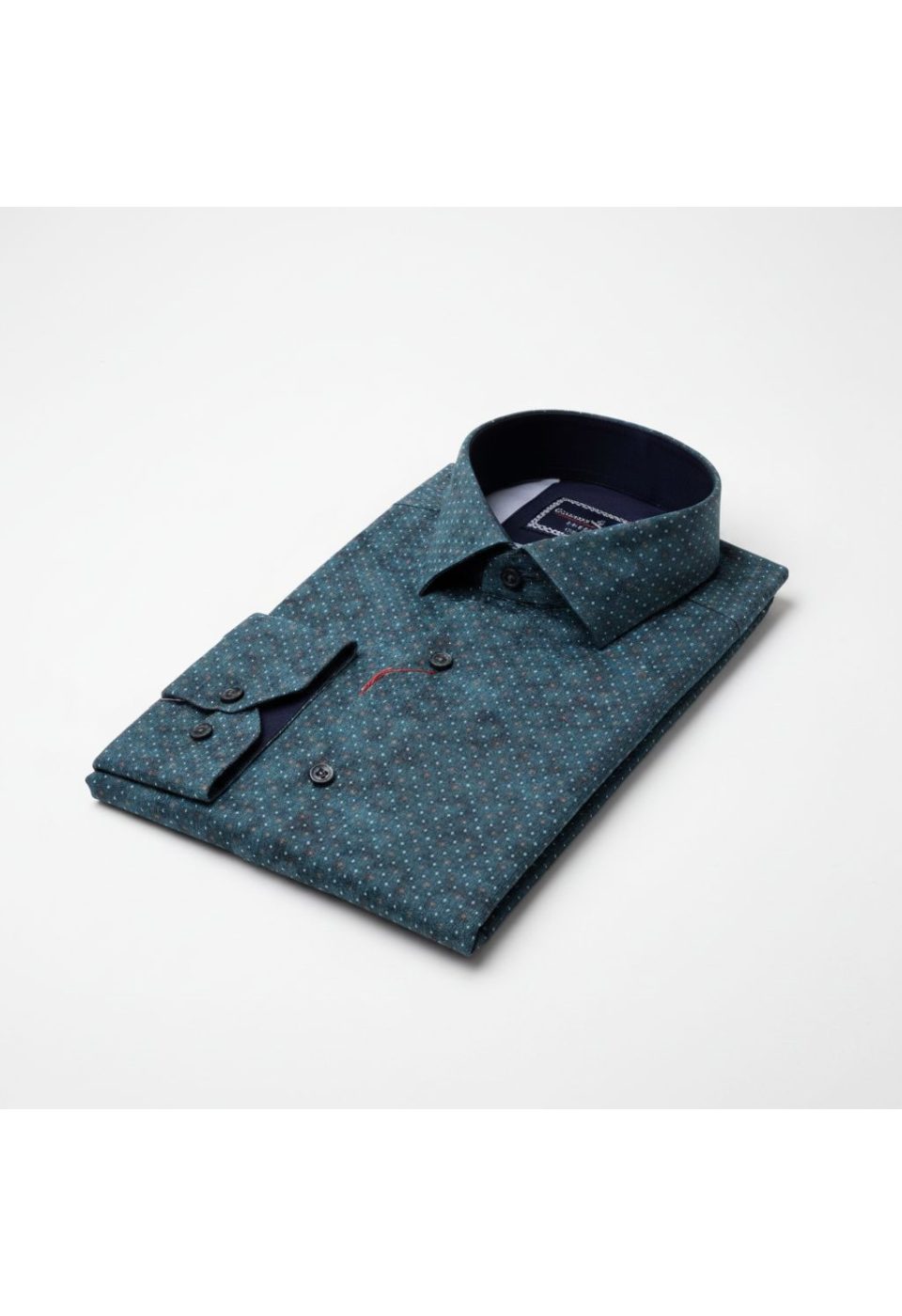 Slim Fit Uzun Kol Desenli Dijital Baskılı Erkek Gömlek 3GMK316039004 - Giovanni Fratelli