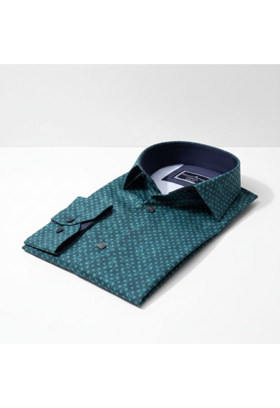6040 CR DIGITAL CONTE 011 Slim Fit Uzun Kol Desenli Dijital Baskılı Erkek Gömlek 3GMK316040011 - Giovanni Fratelli