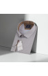 Büyük Beden Slim Fit Uzun Kol Desenli Saten Erkek Gömlek 4GMK316041006