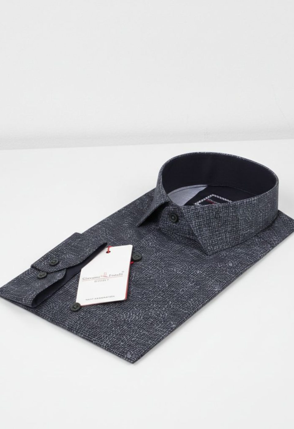 6042 CR DIGITAL 003 Slim Fit Uzun Kol Desenli Dijital Baskılı Erkek Gömlek 3GMK316042003 - Giovanni Fratelli