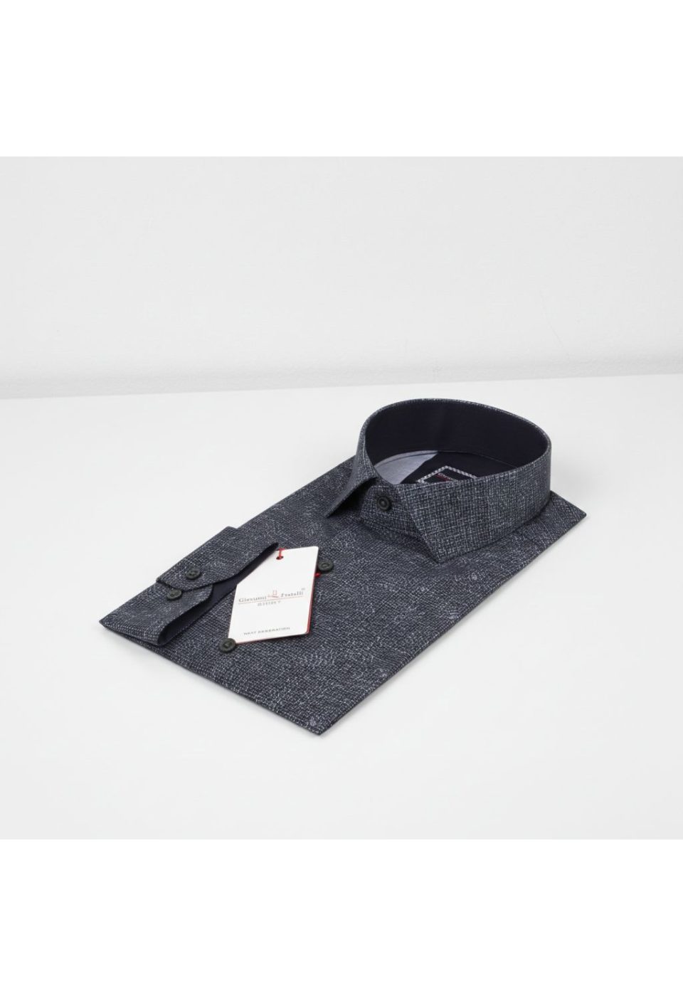 6042 CR DIGITAL 003 Slim Fit Uzun Kol Desenli Dijital Baskılı Erkek Gömlek 3GMK316042003 - Giovanni Fratelli