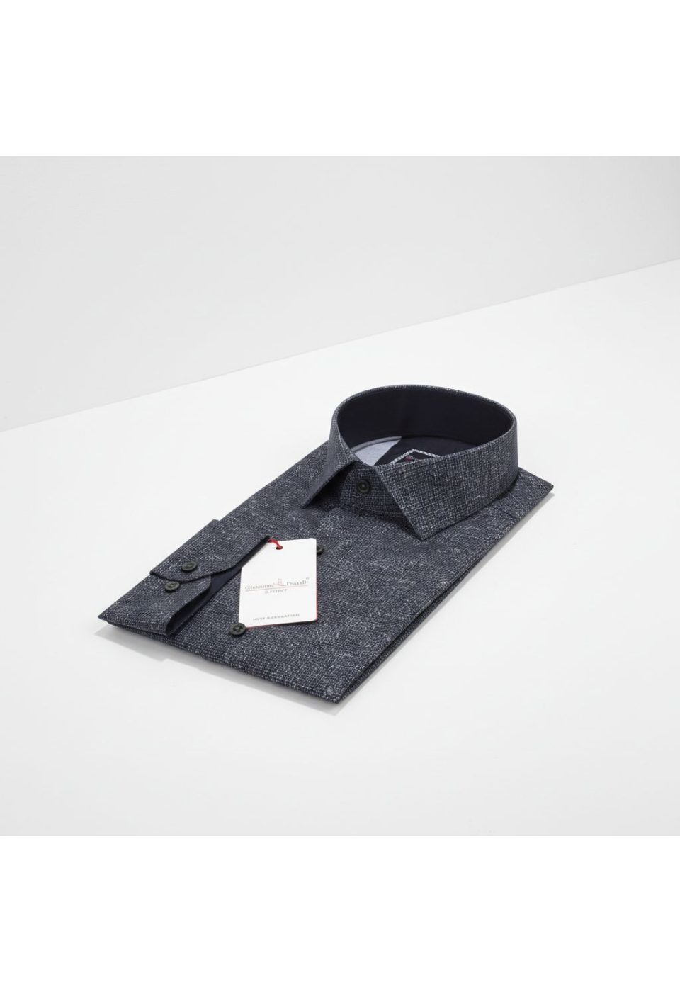6042 CR DIGITAL 003 Slim Fit Uzun Kol Desenli Dijital Baskılı Erkek Gömlek 3GMK316042003 - Giovanni Fratelli