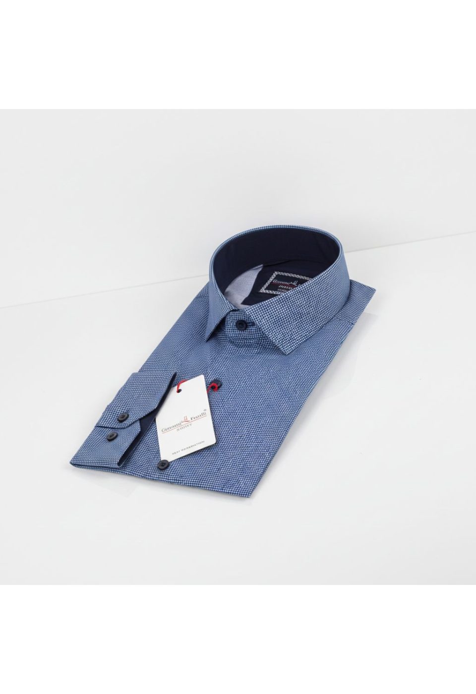 6042 CR DIGITAL 004 Slim Fit Uzun Kol Desenli Dijital Baskılı Erkek Gömlek 3GMK316042004 - Giovanni Fratelli