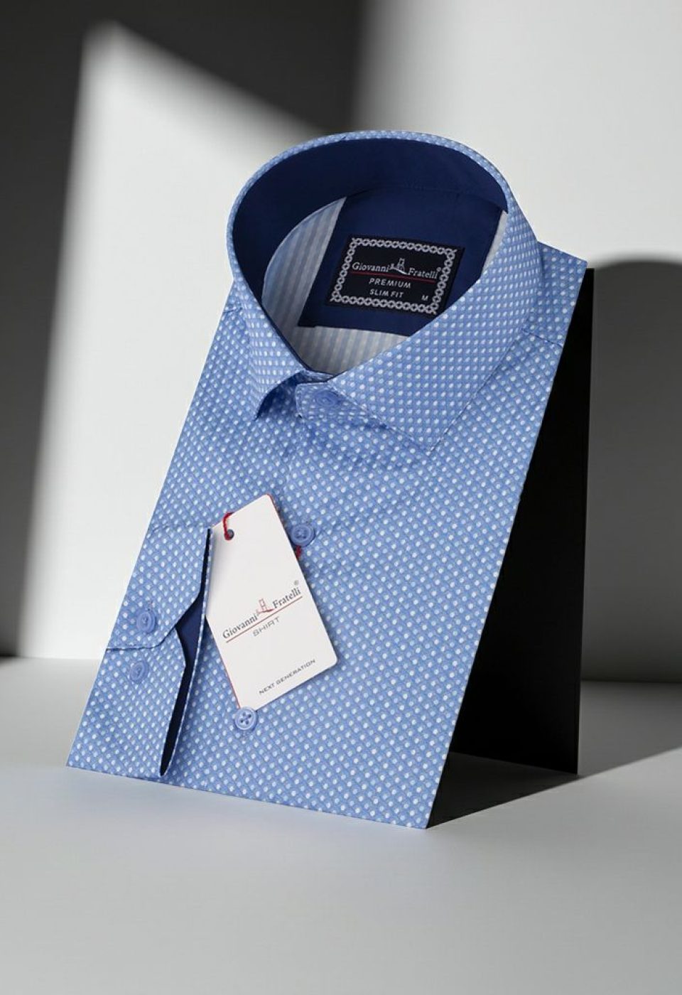 Slim Fit Uzun Kol Desenli Dijital Baskılı Erkek Gömlek 3GMK316048002