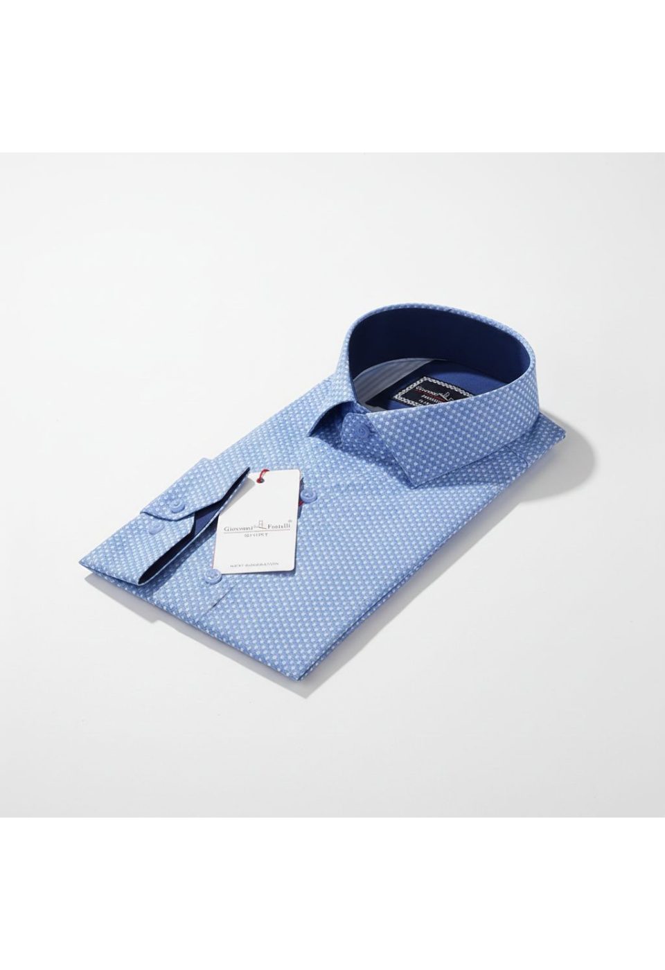 6048 CR DIGITAL FRESH 002 Slim Fit Uzun Kol Desenli Dijital Baskılı Erkek Gömlek 3GMK316048002 - Giovanni Fratelli
