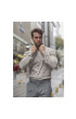 Slim Fit Uzun Kol Desenli Dijital Baskılı Erkek Gömlek 3GMK316048004