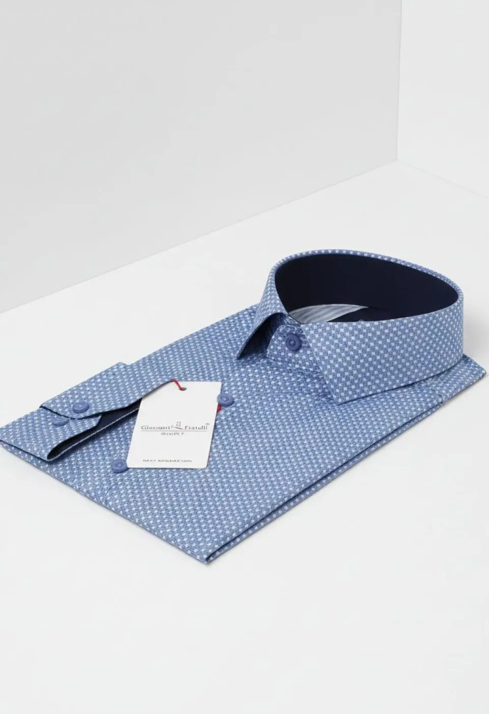 Slim Fit Uzun Kol Desenli Dijital Baskılı Erkek Gömlek 3GMK316048005