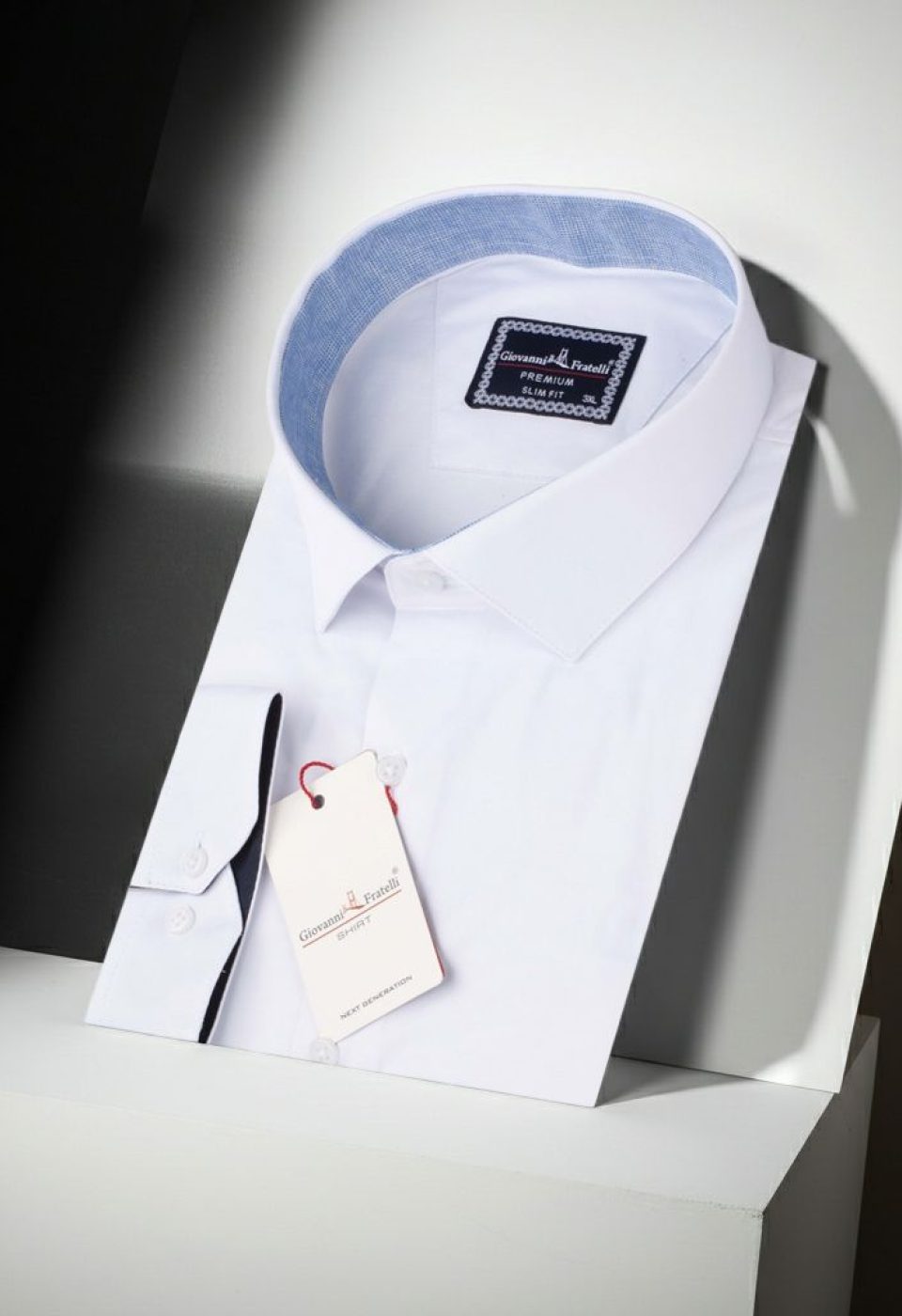 Büyük Beden Slim Fit Uzun Kol Düz Renk Saten Erkek Gömlek 4GMK316051001