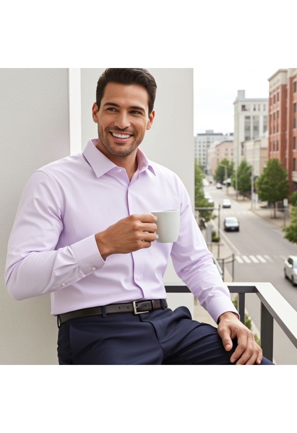 Büyük Beden Slim Fit Uzun Kol Düz Renk Saten Erkek Gömlek 4GMK316051006 - Giovanni Fratelli
