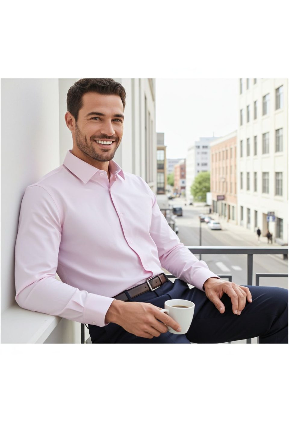 Büyük Beden Slim Fit Uzun Kol Düz Renk Saten Erkek Gömlek 4GMK316051007 - Giovanni Fratelli