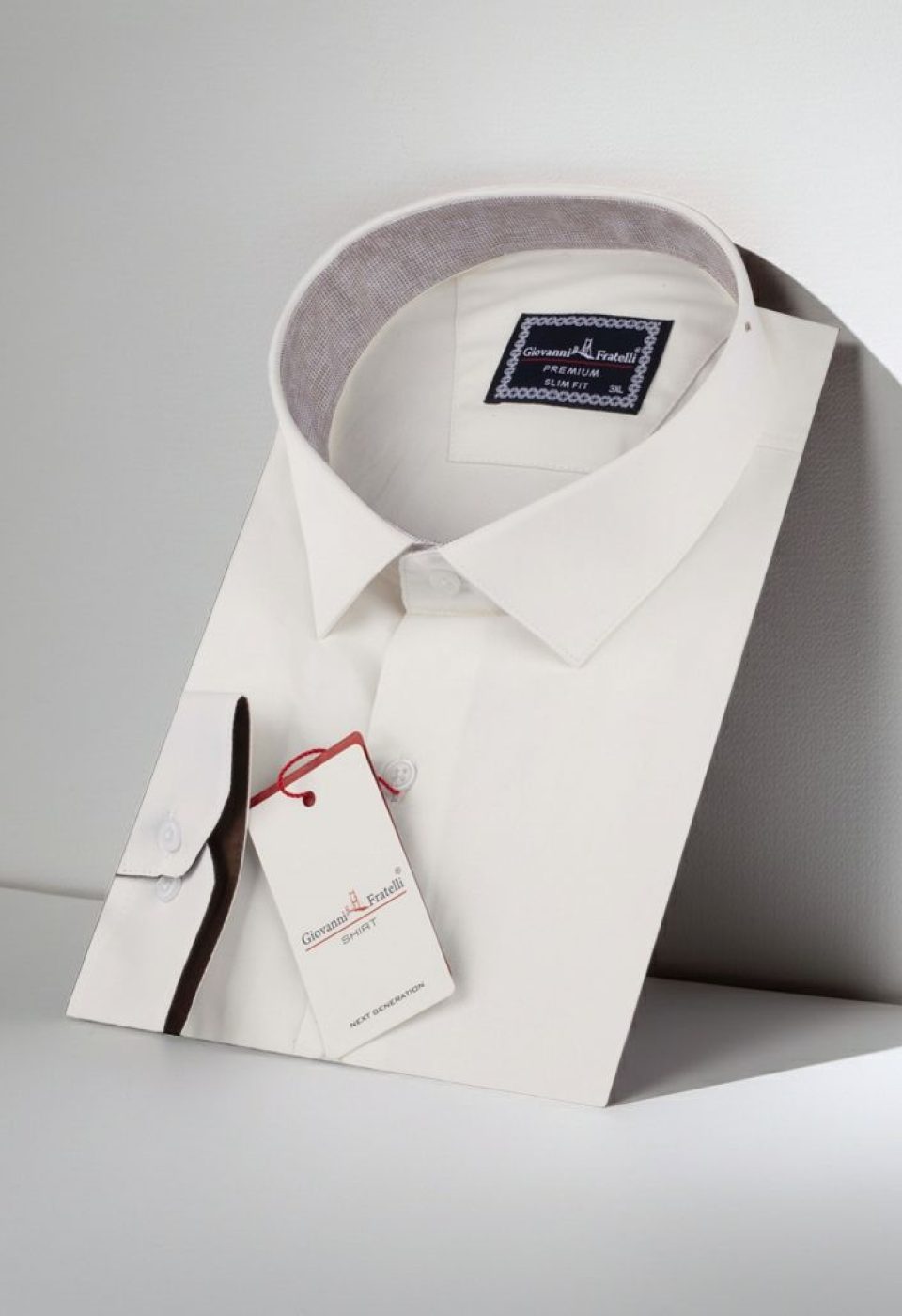 Büyük Beden Slim Fit Uzun Kol Düz Renk Saten Erkek Gömlek 4GMK316051009