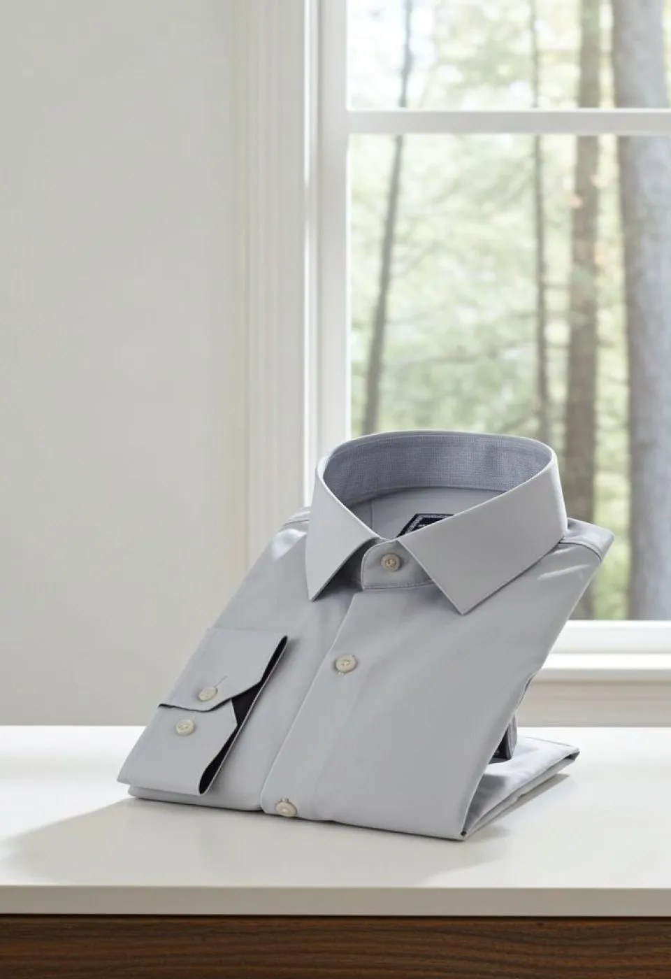 Büyük Beden Slim Fit Uzun Kol Düz Renk Saten Erkek Gömlek 4GMK316051011 - Giovanni Fratelli