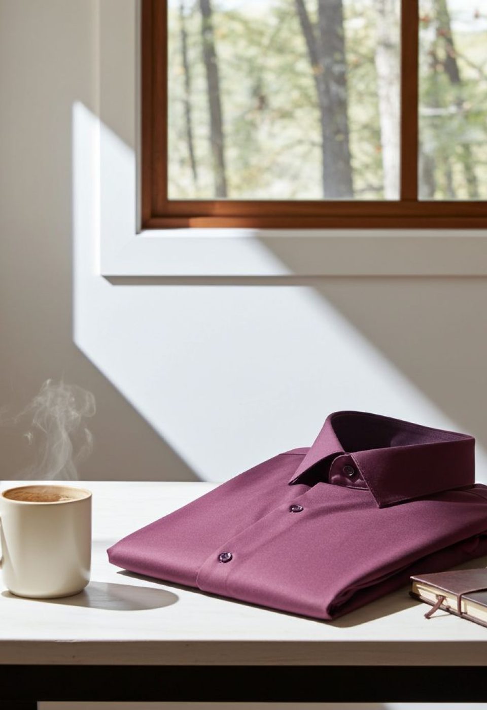 Büyük Beden Slim Fit Uzun Kol Düz Renk Saten Erkek Gömlek 4GMK316051012 - Giovanni Fratelli