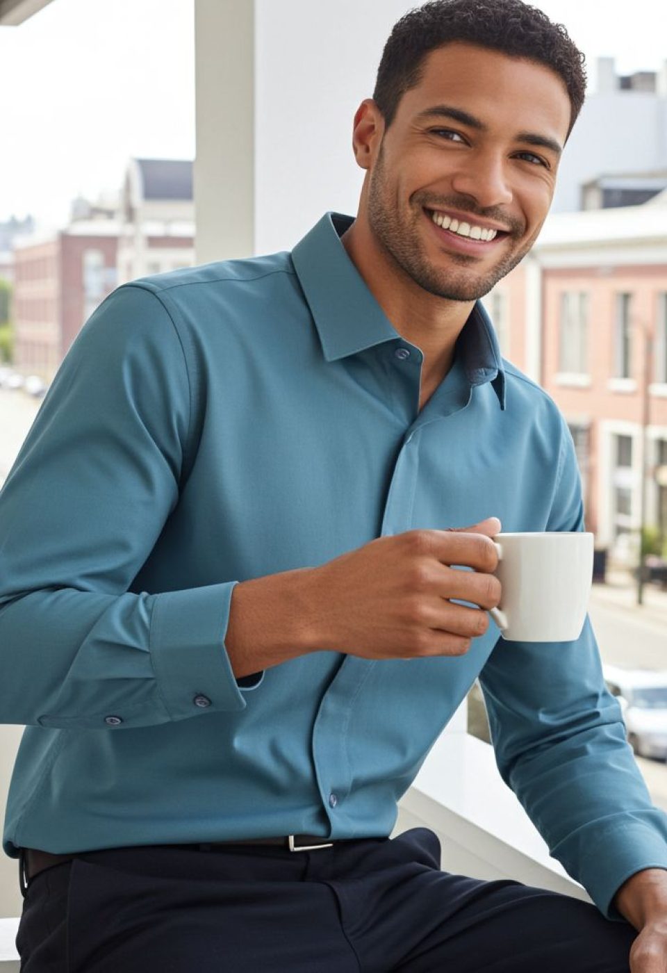 Büyük Beden Slim Fit Uzun Kol Düz Renk Saten Erkek Gömlek 4GMK316051013