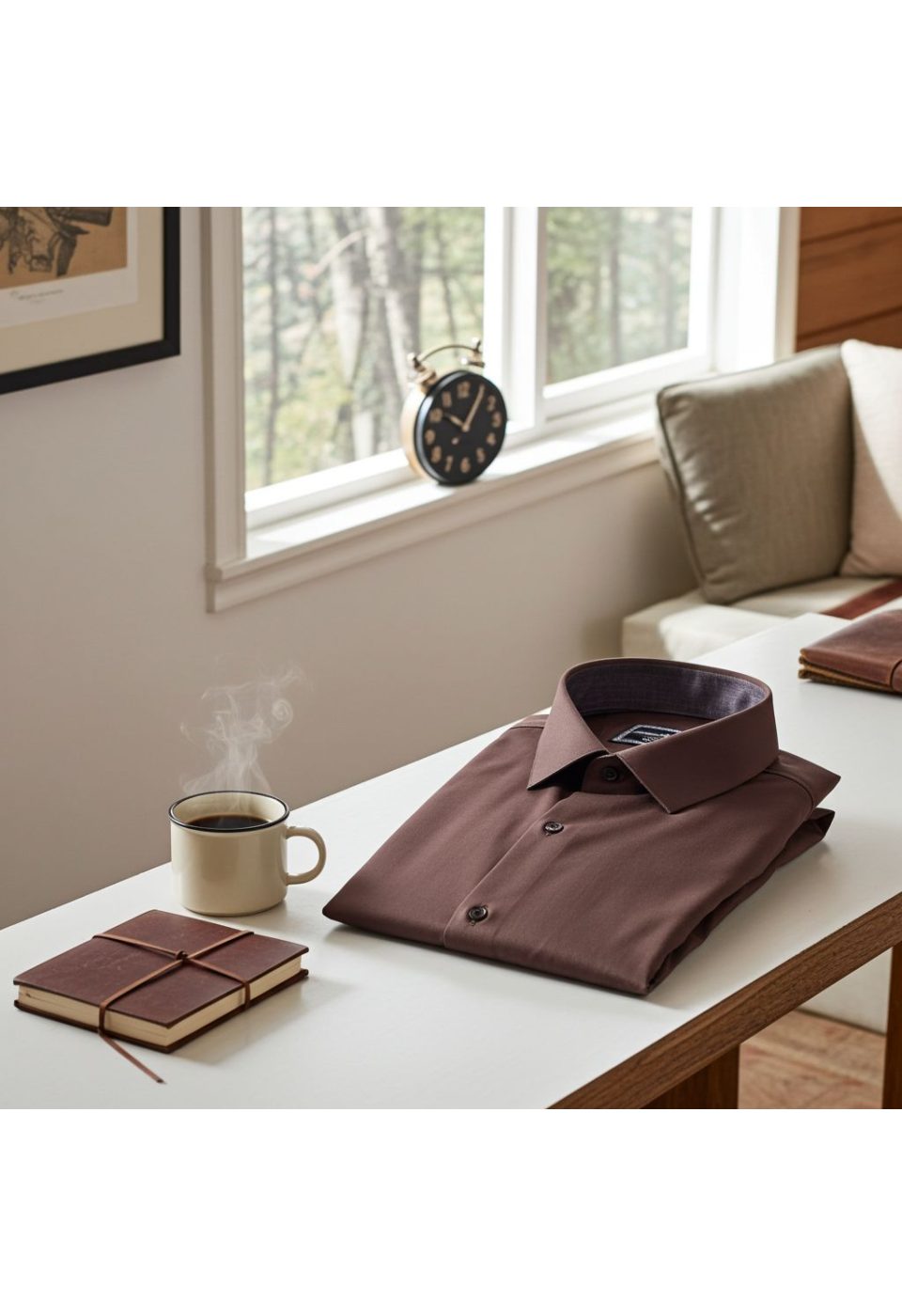 Büyük Beden Slim Fit Uzun Kol Düz Renk Saten Erkek Gömlek 4GMK316051014 - Giovanni Fratelli