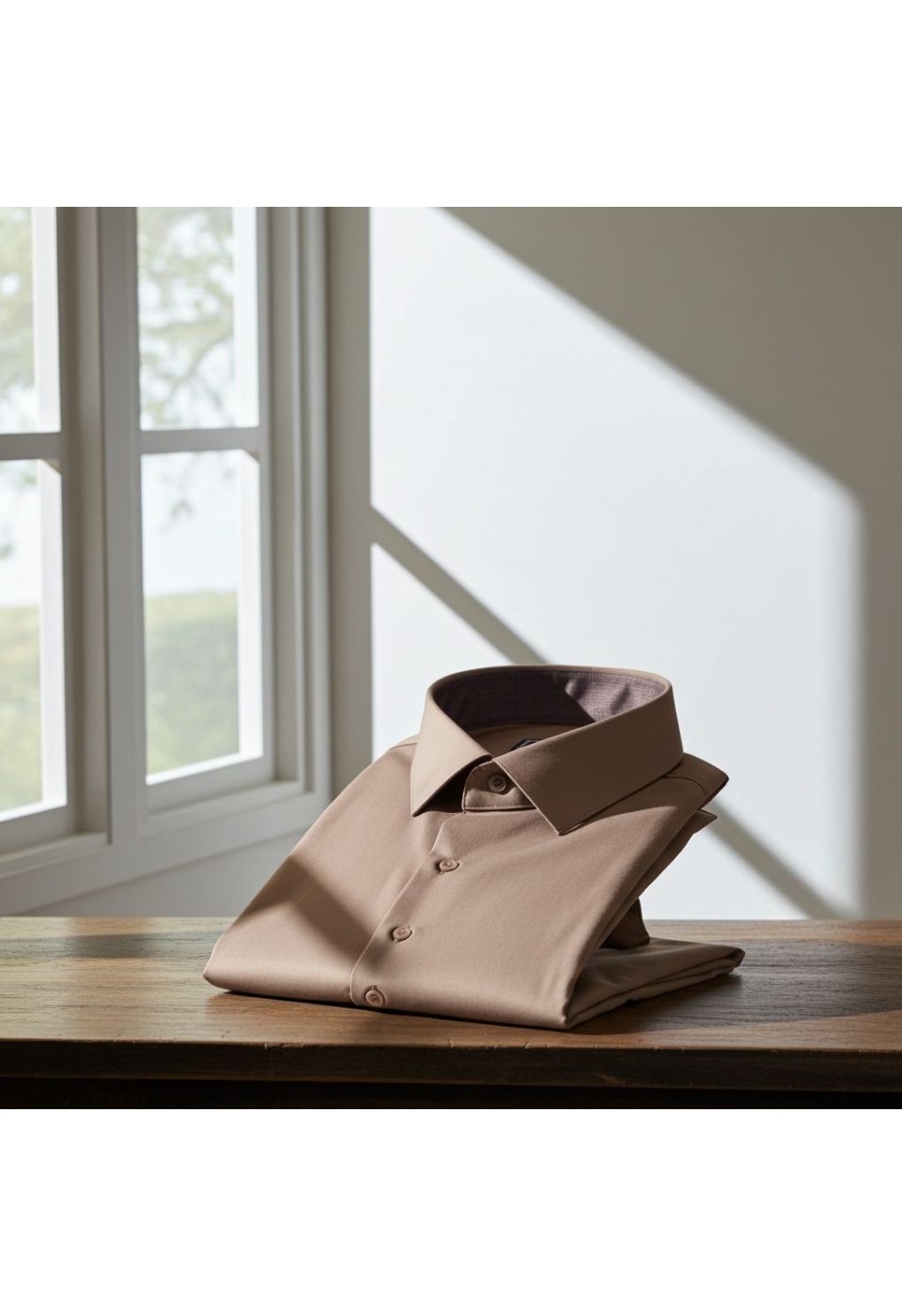 Büyük Beden Slim Fit Uzun Kol Düz Renk Saten Erkek Gömlek 4GMK316051015 - Giovanni Fratelli