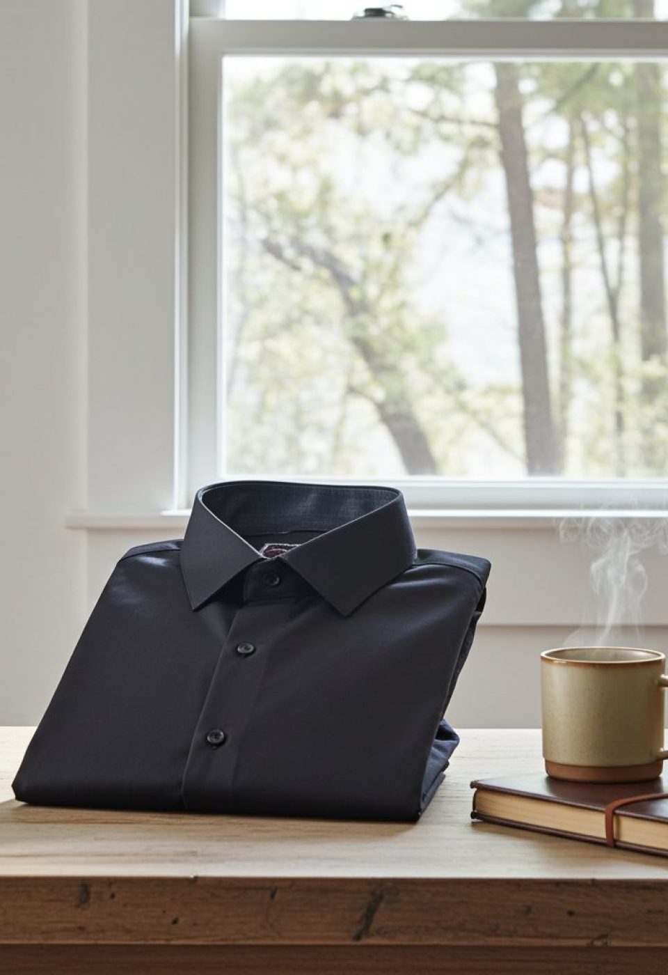 Büyük Beden Slim Fit Uzun Kol Düz Renk Saten Erkek Gömlek 4GMK316051018 - Giovanni Fratelli