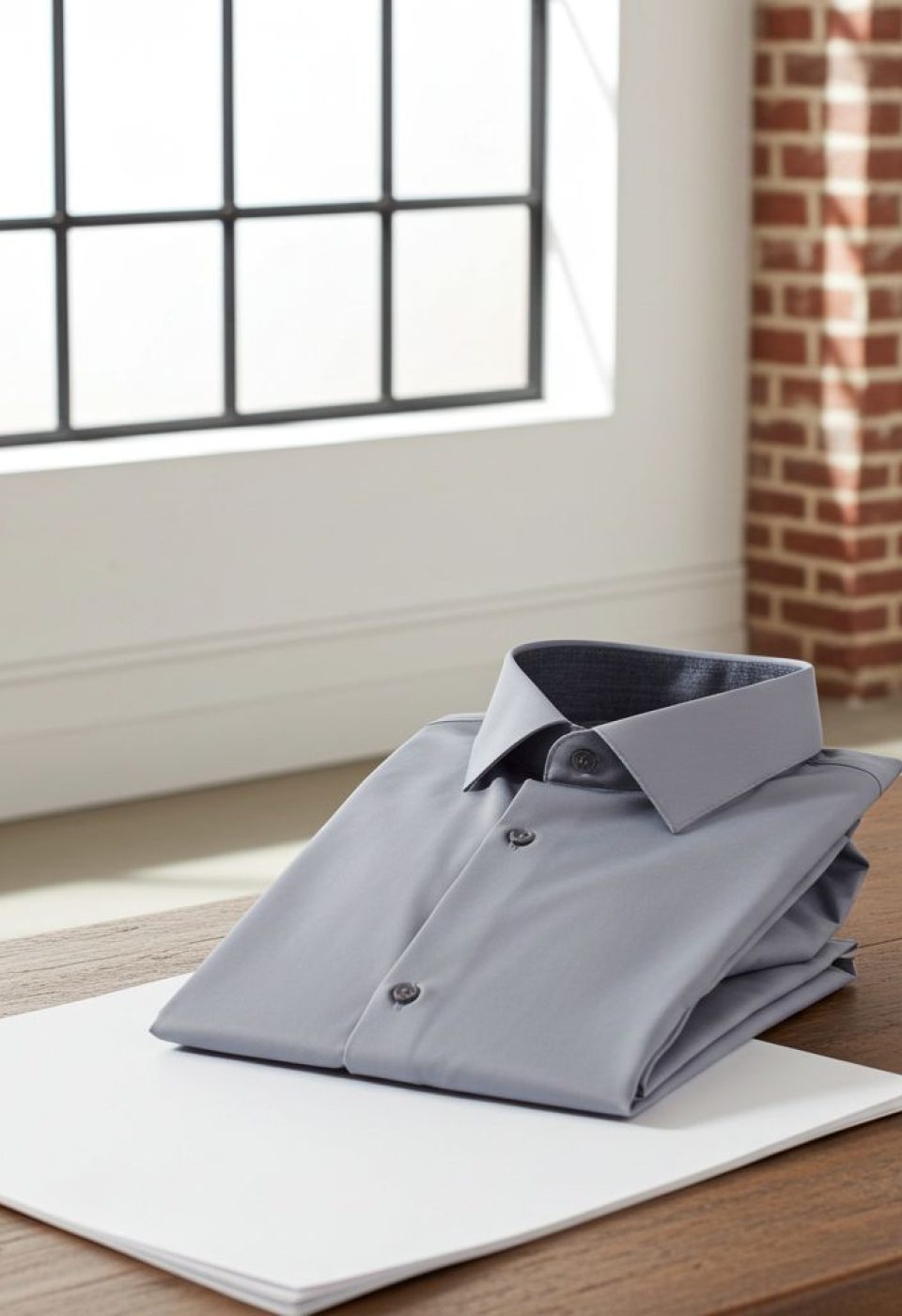 Büyük Beden Slim Fit Uzun Kol Düz Renk Saten Erkek Gömlek 4GMK316051019