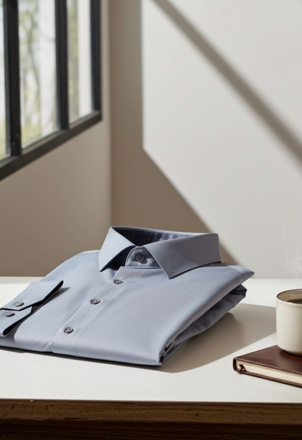 Büyük Beden Slim Fit Uzun Kol Düz Renk Saten Erkek Gömlek 4GMK316051019 - Giovanni Fratelli