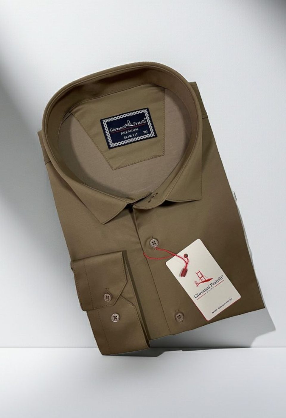 Büyük Beden Slim Fit Uzun Kol Düz Renk Saten Erkek Gömlek 4GMK316051022 Büyük Beden Slim Fit Uzun Kol Düz Renk Saten Erkek Gömlek 4GMK316051022