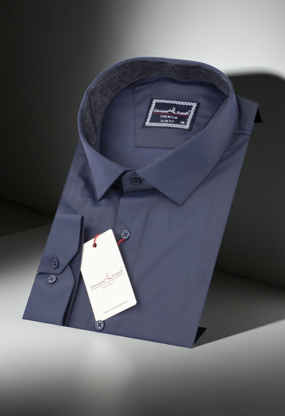 Büyük Beden Slim Fit Uzun Kol Düz Renk Saten Erkek Gömlek 4GMK316051024 Büyük Beden Slim Fit Uzun Kol Düz Renk Saten Erkek Gömlek 4GMK316051024