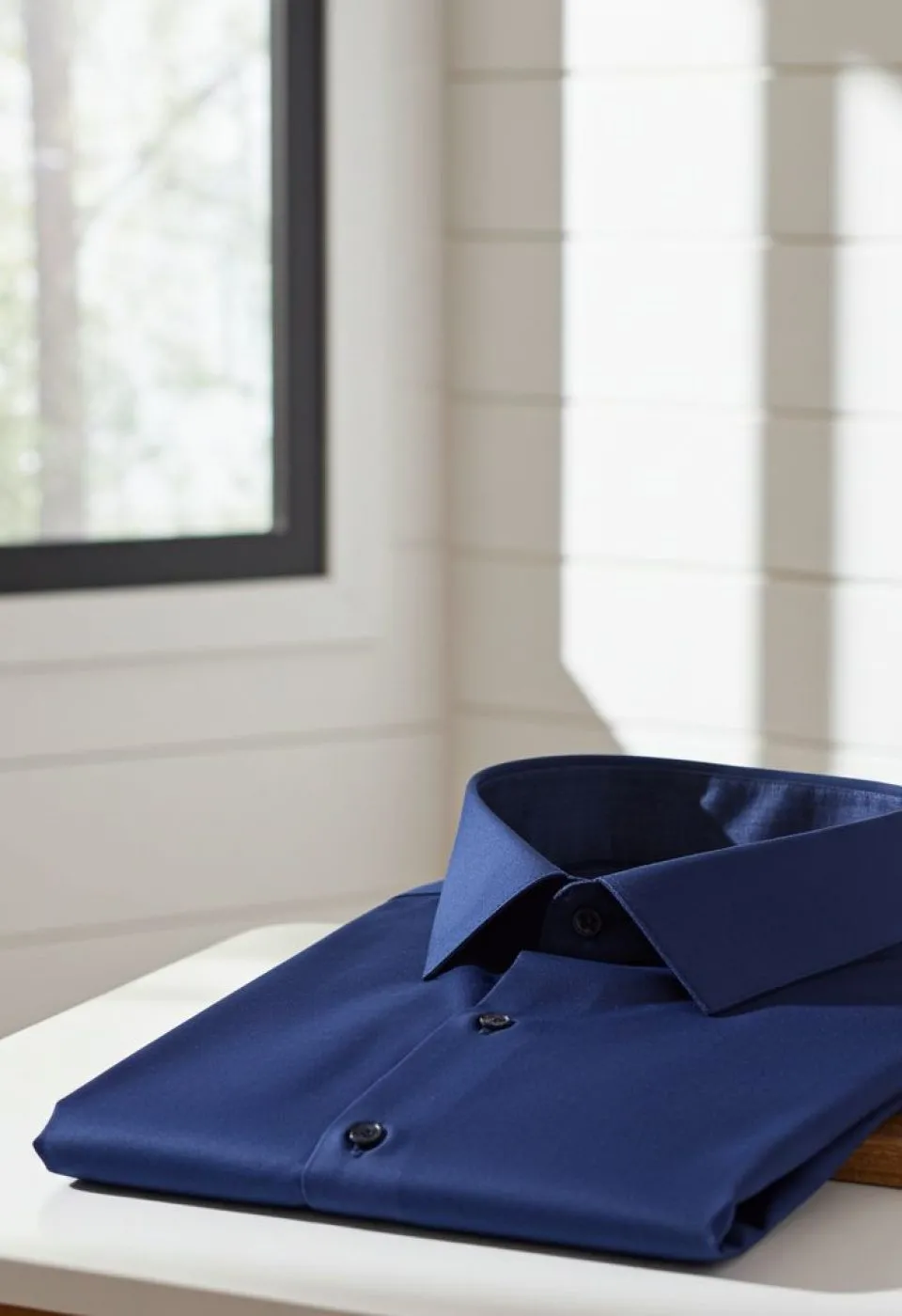 Büyük Beden Slim Fit Uzun Kol Düz Renk Saten Erkek Gömlek 4GMK316051025