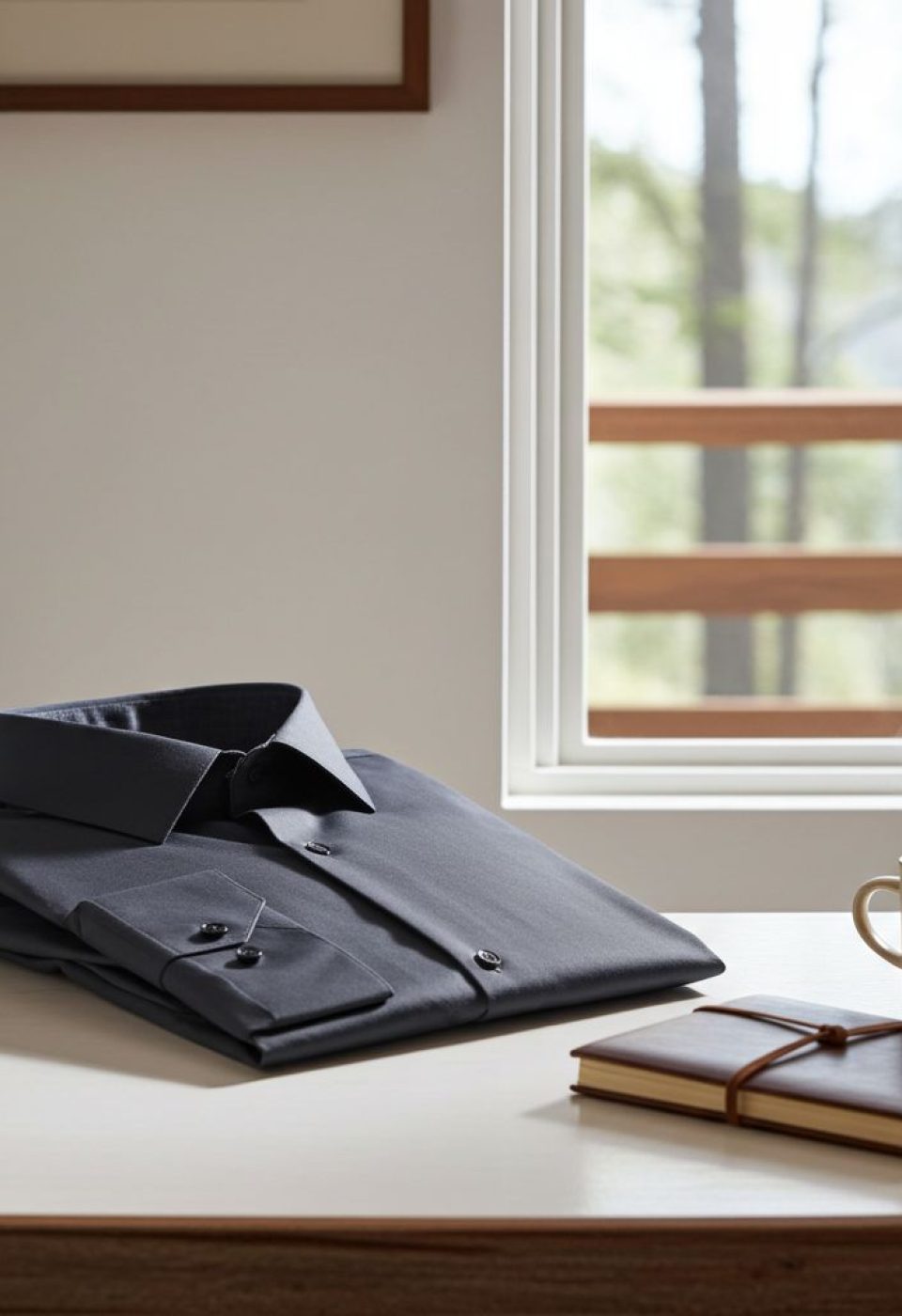 Büyük Beden Slim Fit Uzun Kol Düz Renk Saten Erkek Gömlek 4GMK316051028