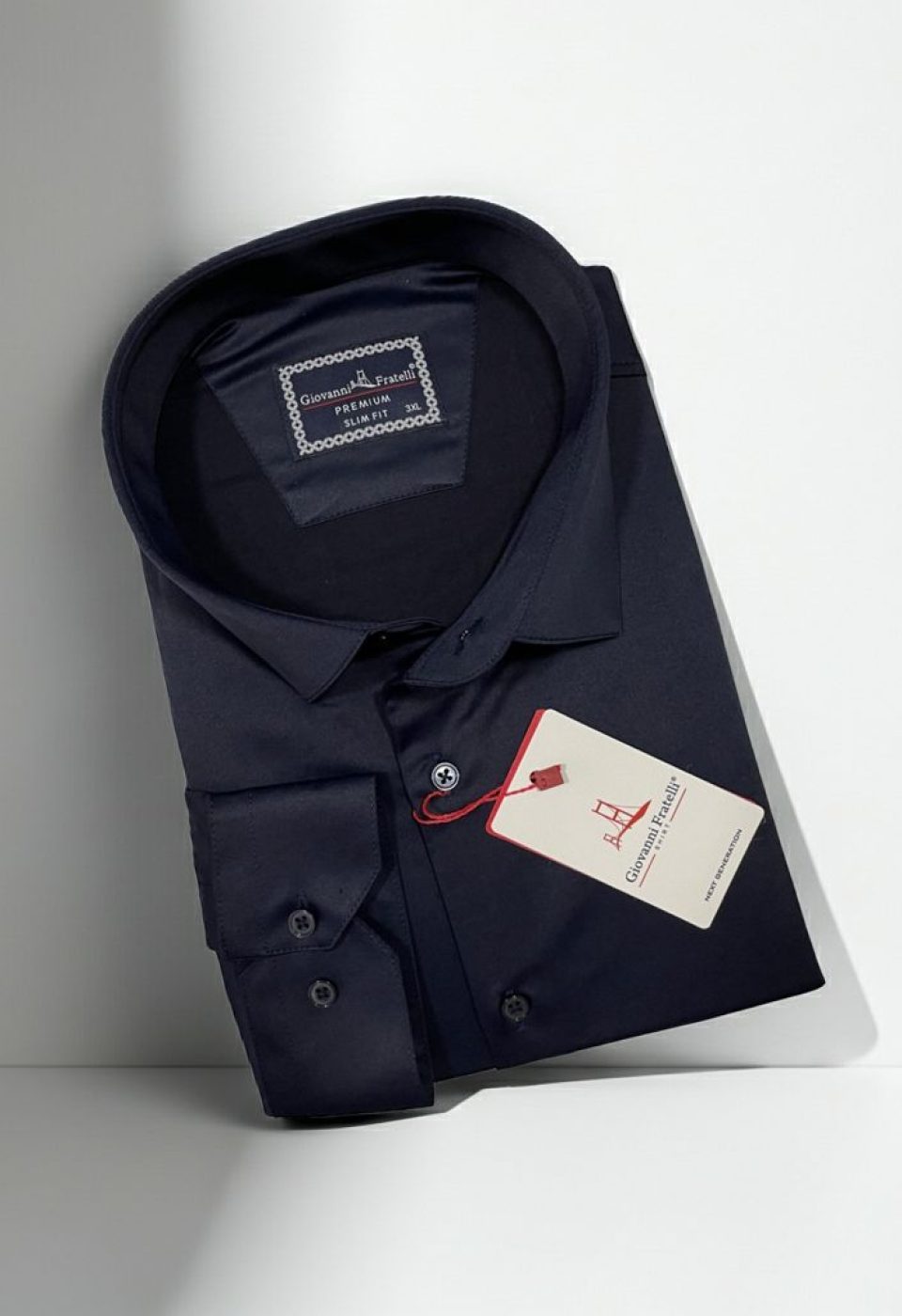 Büyük Beden Slim Fit Uzun Kol Düz Renk Saten Erkek Gömlek 4GMK316051033 Büyük Beden Slim Fit Uzun Kol Düz Renk Saten Erkek Gömlek 4GMK316051033