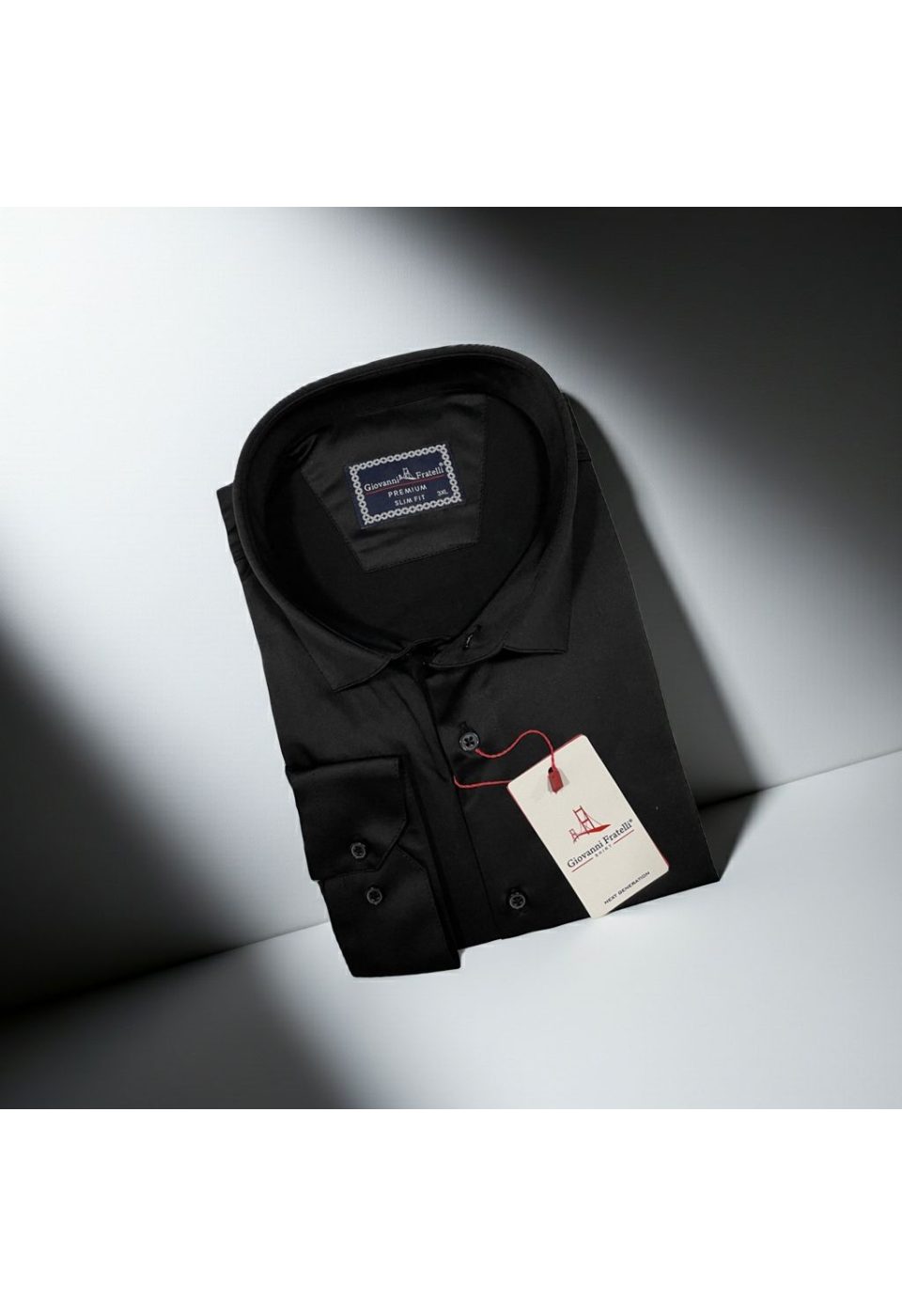6051 BT CR SATIN 037 Büyük Beden Slim Fit Uzun Kol Düz Renk Saten Erkek Gömlek 4GMK316051037 - Giovanni Fratelli