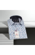 Slim Fit Uzun Kol Desenli Dijital Baskılı Erkek Gömlek 3GMK316059005