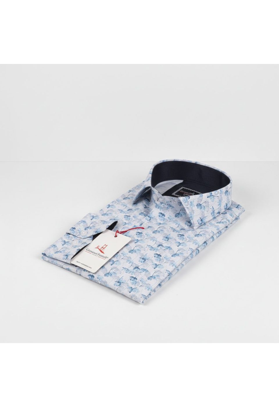 Slim Fit Uzun Kol Desenli Dijital Baskılı Erkek Gömlek 3GMK316059005 - Giovanni Fratelli