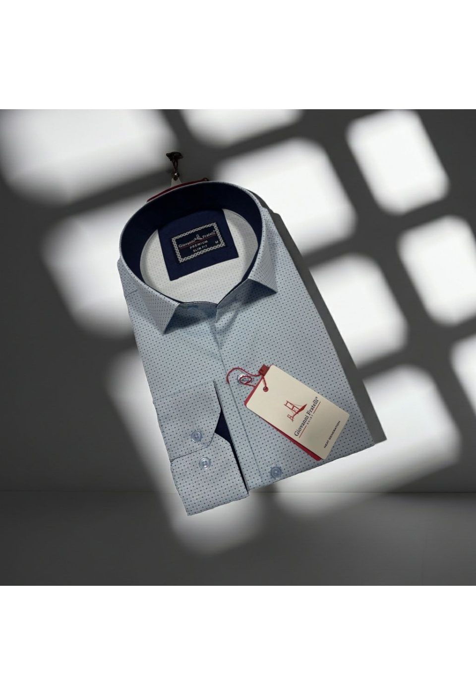 6075 CR DIGITAL 006 Slim Fit Uzun Kol Desenli Dijital Baskılı Erkek Gömlek 3GMK316075006 - Giovanni Fratelli