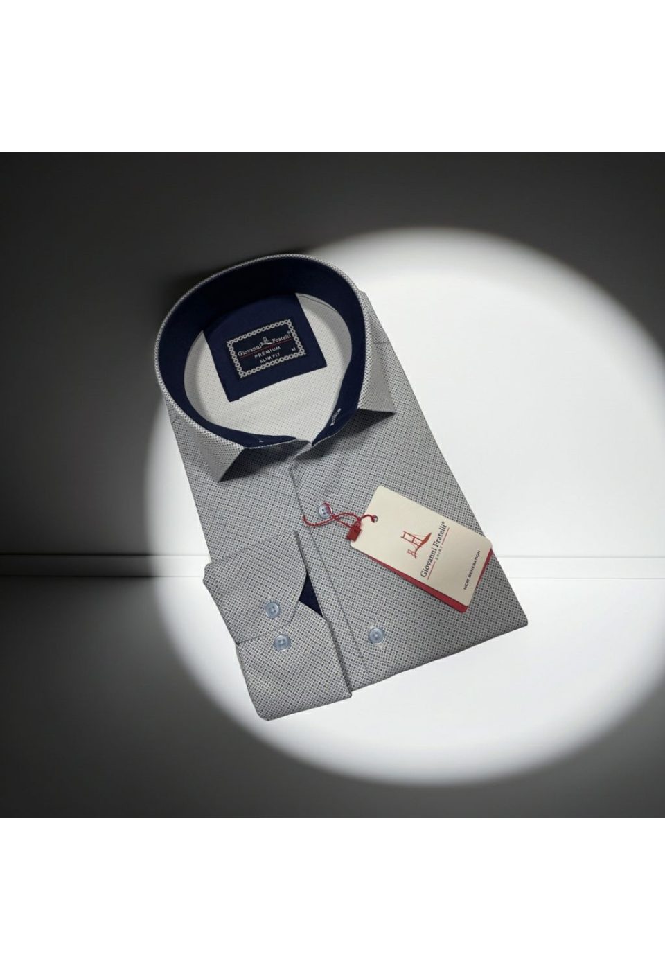 Slim Fit Uzun Kol Desenli Dijital Baskılı Erkek Gömlek 3GMK316076003 - Giovanni Fratelli