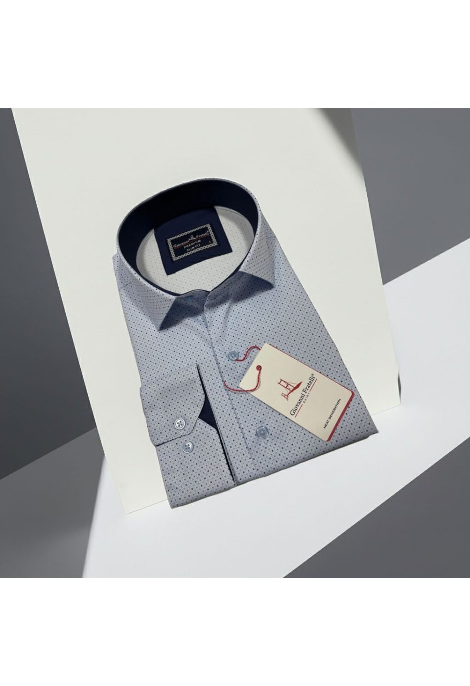 6077 CR DIGITAL 003 Slim Fit Uzun Kol Desenli Dijital Baskılı Erkek Gömlek 3GMK316077003 - Giovanni Fratelli