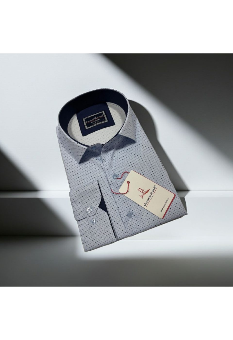 6077 CR DIGITAL 003 Slim Fit Uzun Kol Desenli Dijital Baskılı Erkek Gömlek 3GMK316077003 - Giovanni Fratelli