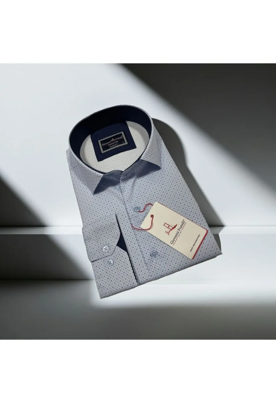 Slim Fit Uzun Kol Desenli Dijital Baskılı Erkek Gömlek 3GMK316077003 - Giovanni Fratelli