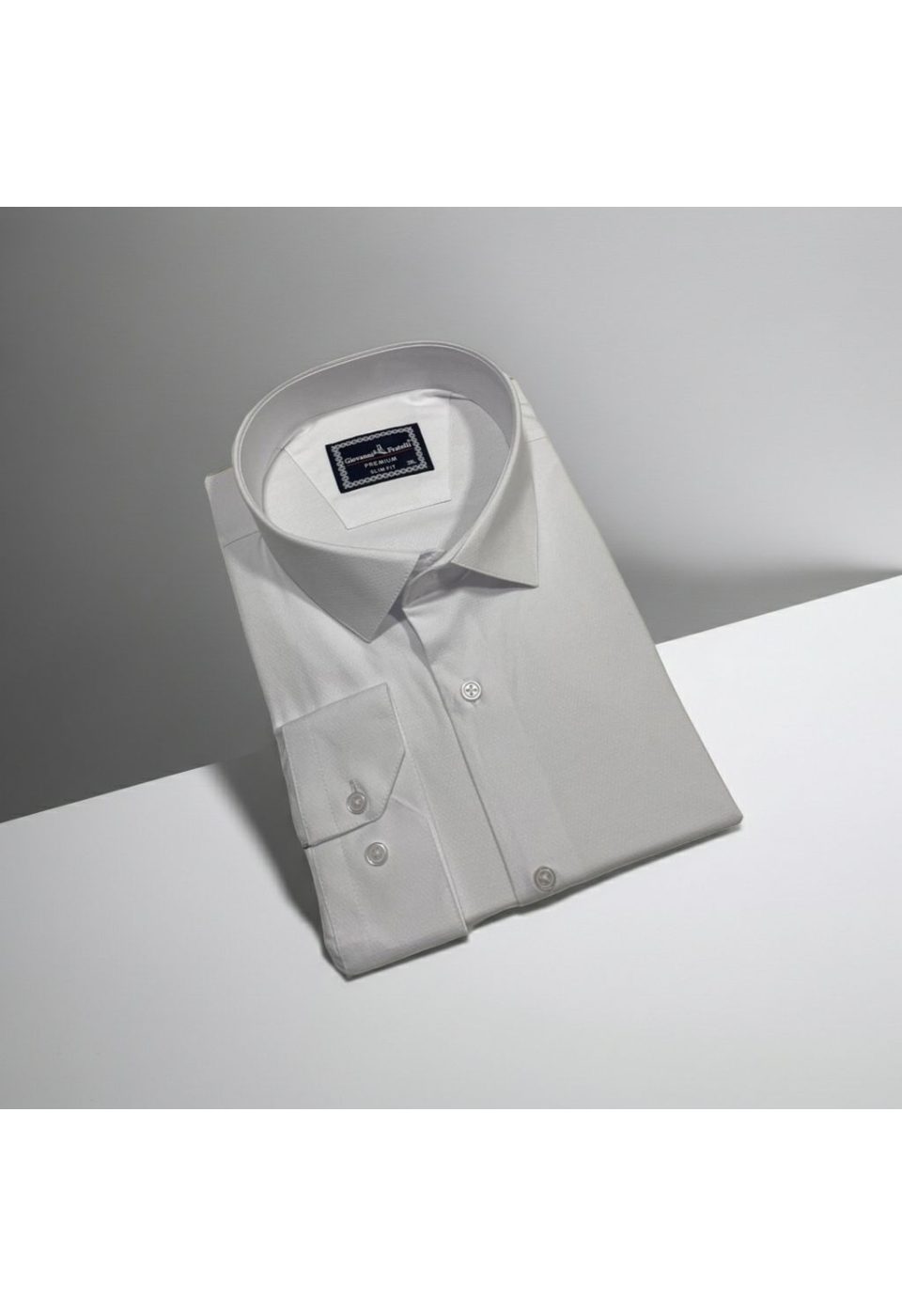 Büyük Beden Slim Fit Uzun Kol Desenli Jakar Erkek Gömlek 4GMK316090001 - Giovanni Fratelli