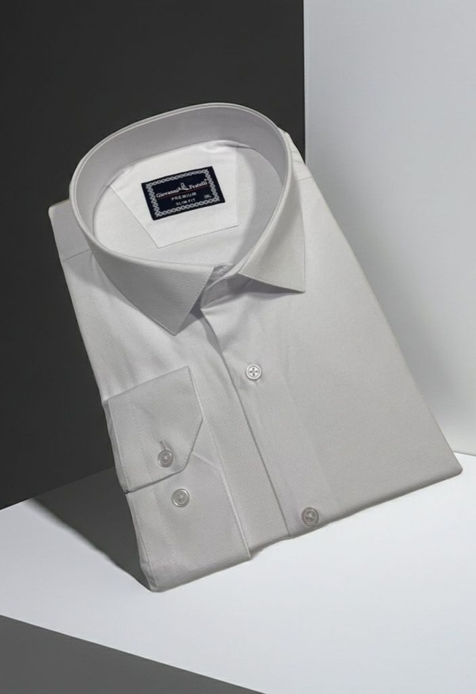 Büyük Beden Slim Fit Uzun Kol Desenli Jakar Erkek Gömlek 4GMK316090001 - Giovanni Fratelli