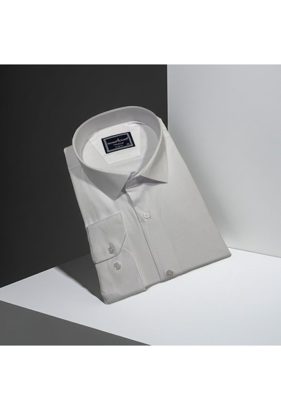 Büyük Beden Slim Fit Uzun Kol Desenli Jakar Erkek Gömlek 4GMK316090001 - Giovanni Fratelli